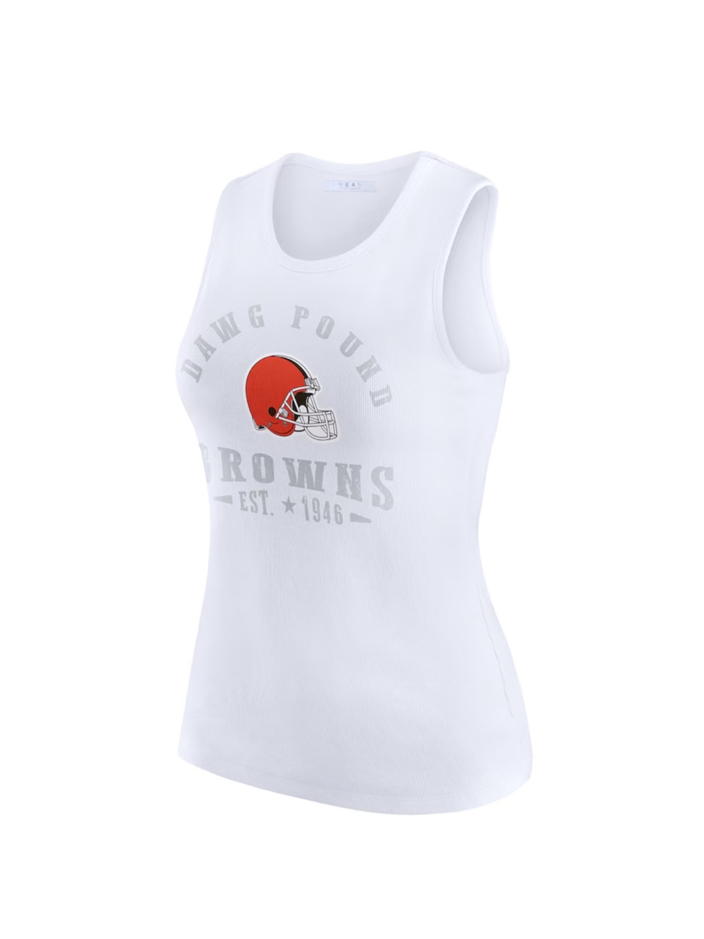 Wear by Erin Andrews Women’s White Browns Sleeveless Tank Top